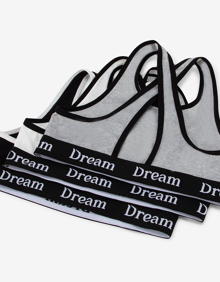 Padded Sports Bras (Pack Of 3)