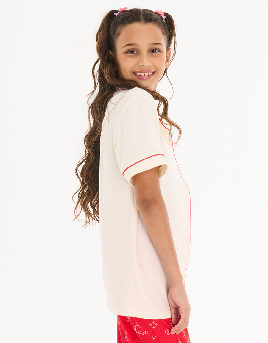 Short Sleeve Pajama Set