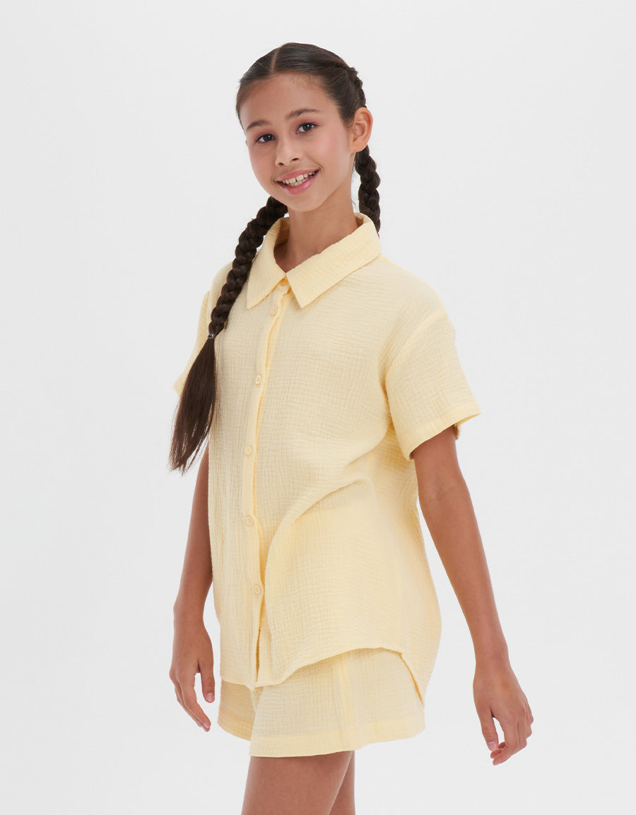 Cotton Short Sleeves Shirt