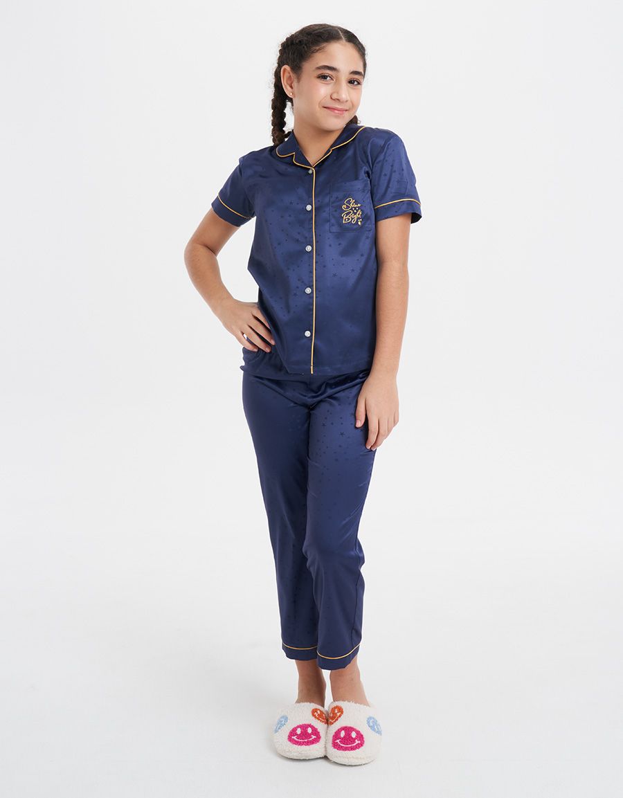 Satin Pajama Set