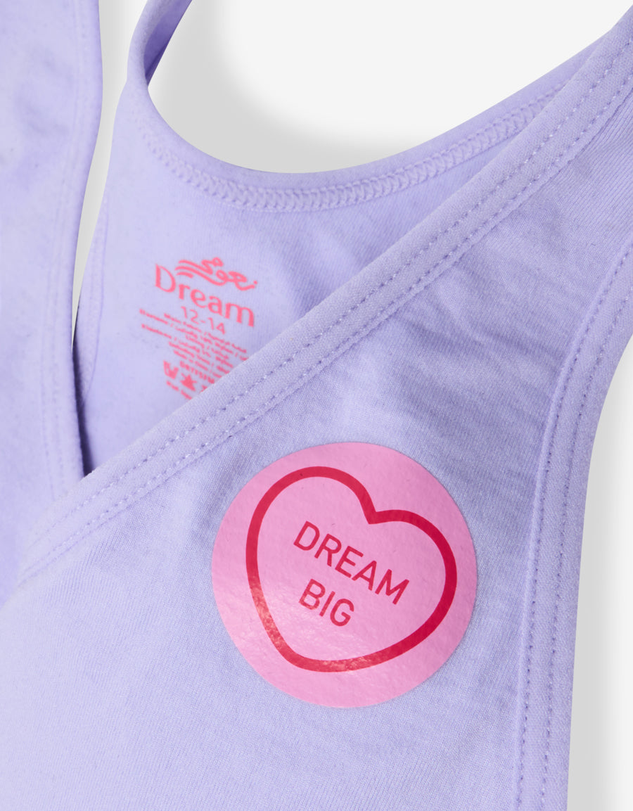 Jersey Seamless Crop Top in Lilac