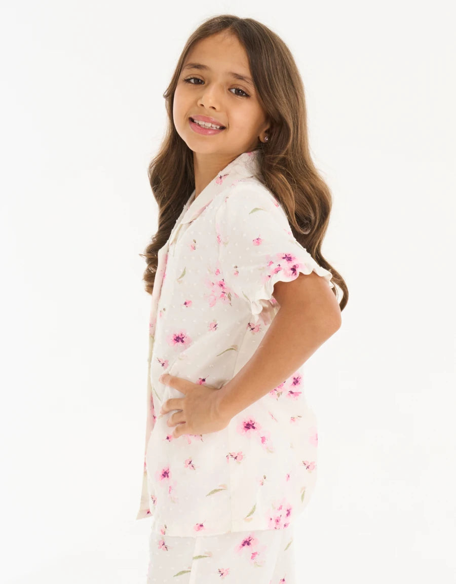 Floral Print Pajama Set