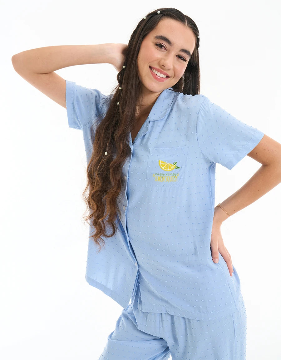 Lemon Squeezy Pajama Set