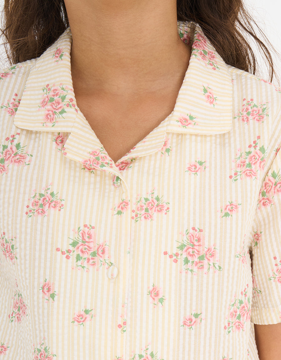 Short Sleeve Pajama Set