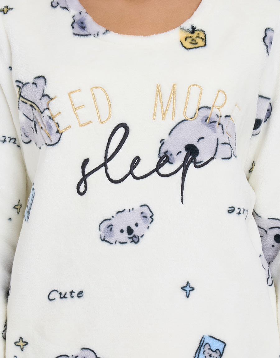 Fleece Pajama Set