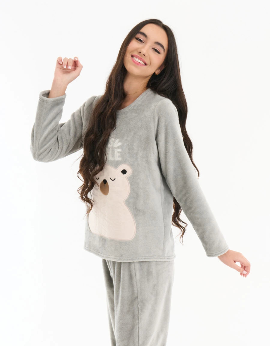 Fleece Pajama Set