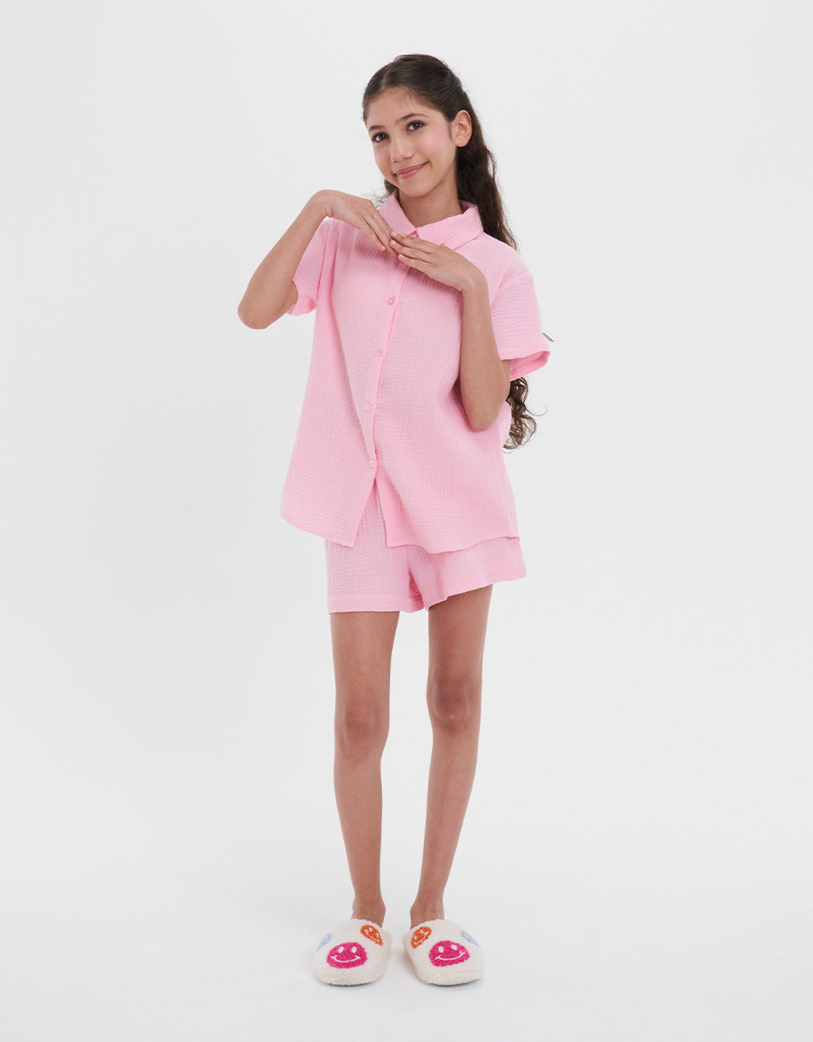 Cotton Short Sleeves Shirt