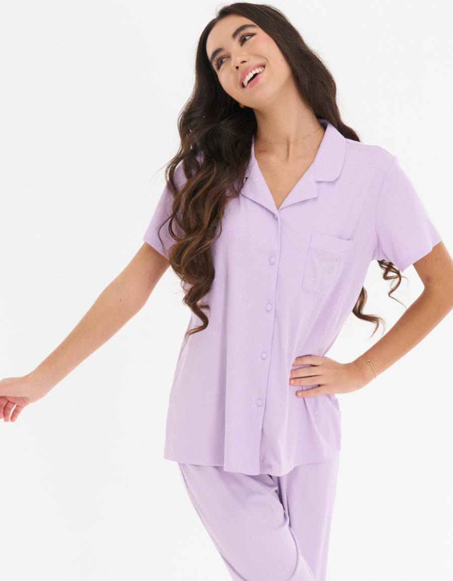 Short Sleeve Pajama Set