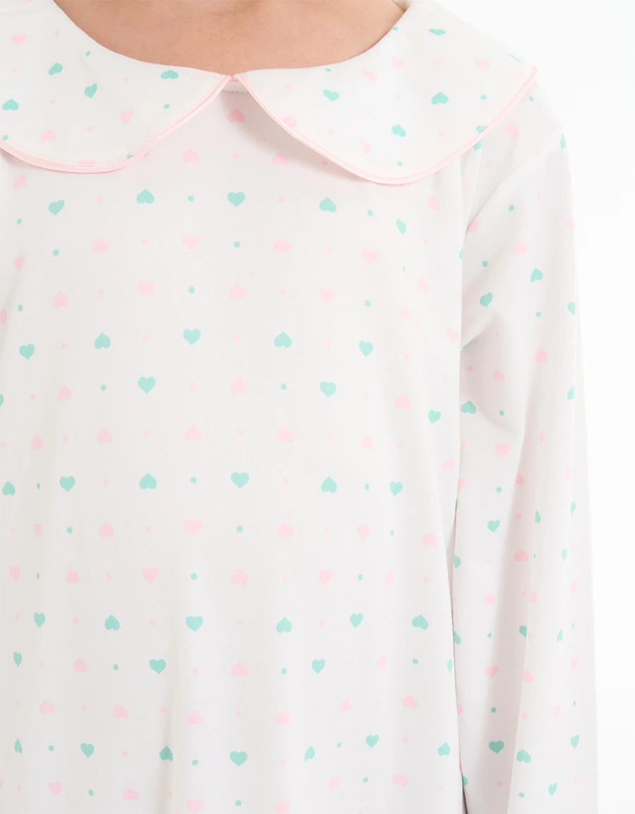 2-Pack Little Hearts Sleep Dresses